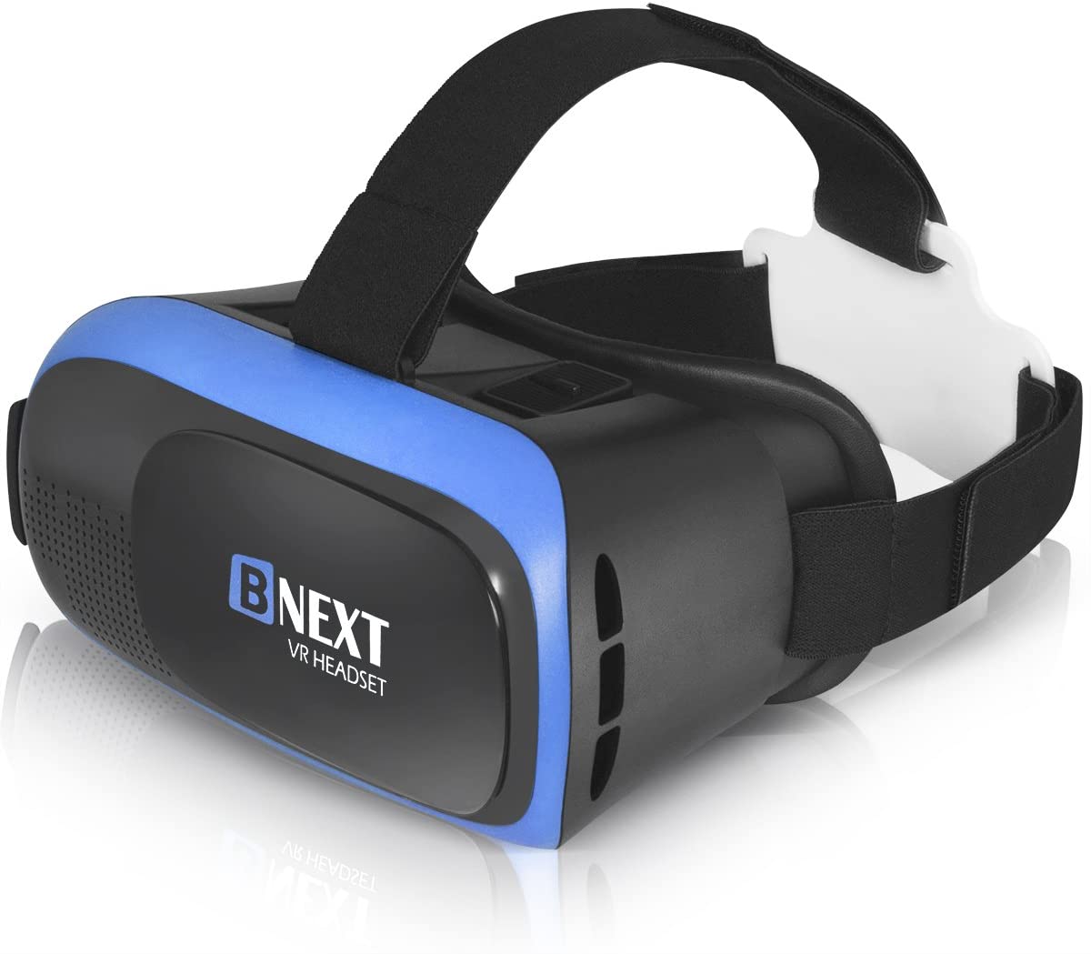 VR Headset Compatible with iPhone & Android Phone - Universal Virtual Reality Goggles - Play Your Best Mobile Games 360 Movies with Soft & Comfortable New 3D VR Glasses | Blue | w/Eye Protection VR Headset Compatible with iPhone & Android Phone - Universal Virtual Reality Goggles - Play Your Best Mobile Games 360 Movies with Soft & Comfortable New 3D VR Glasses | Blue | w/Eye Protection